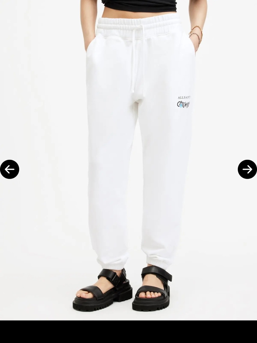 All Saints Caliwater relaxed fit sweatpants, NWT.